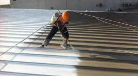 Thi công sơn cách nhiệt chống nóng mái tôn